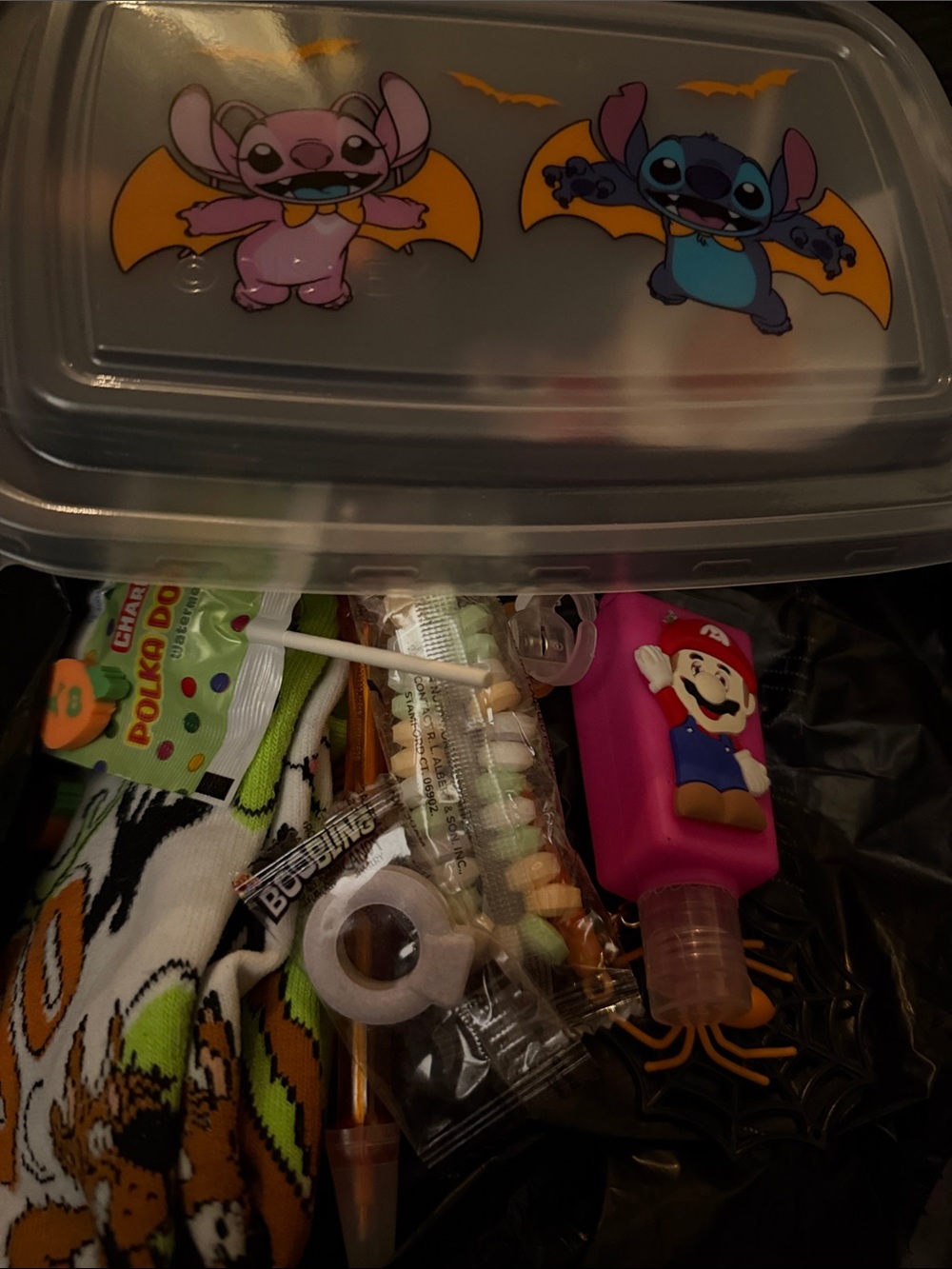 Halloween in stitch reusable container